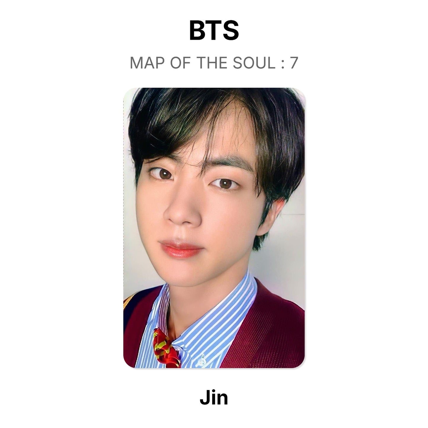 BTS MAP OF THE SOUL : 7 photocard oficial