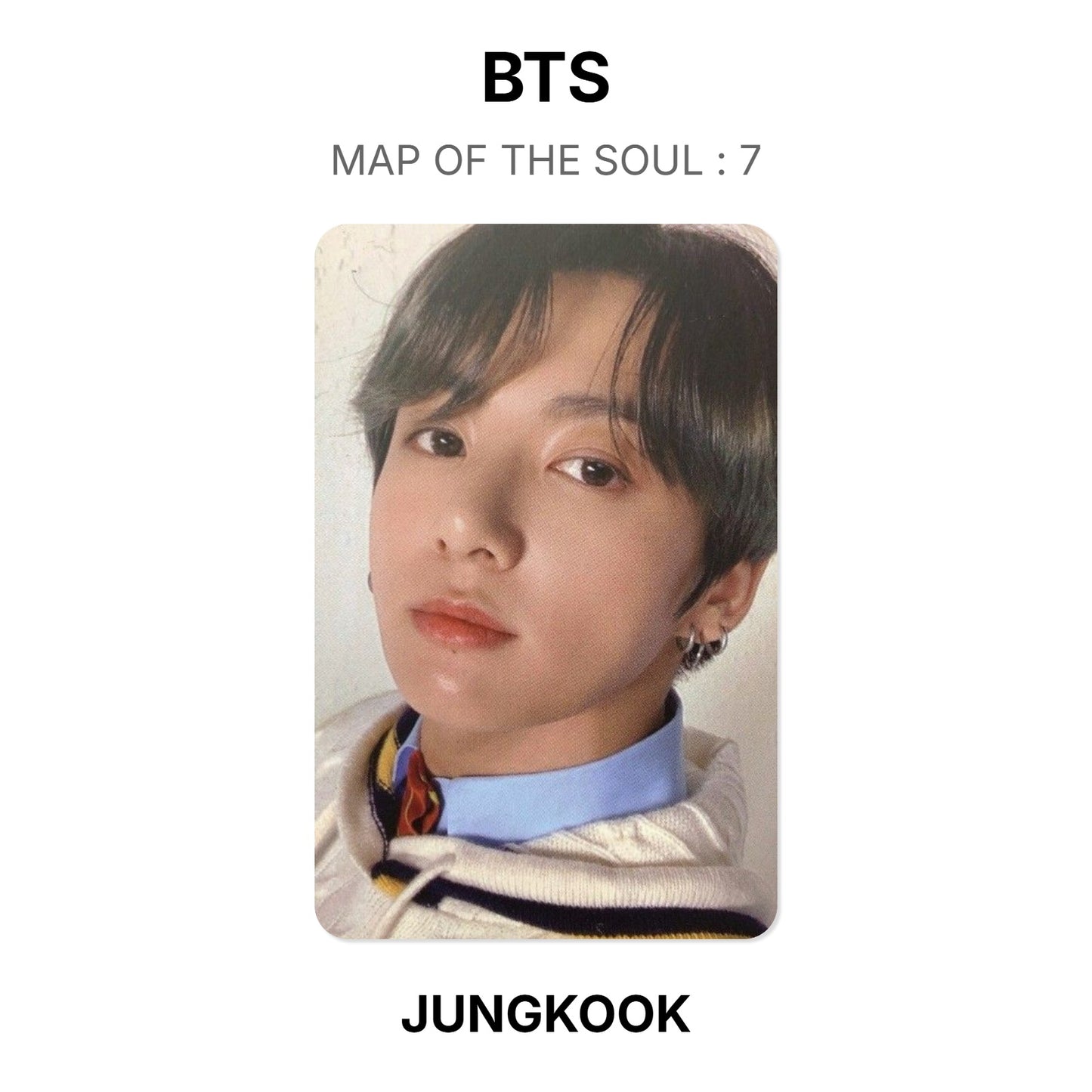 BTS MAP OF THE SOUL : 7 photocard oficial