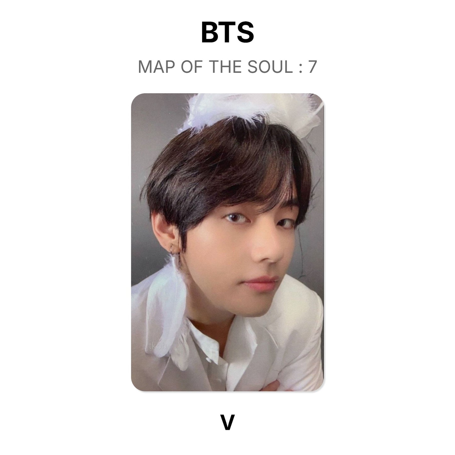 BTS MAP OF THE SOUL : 7 photocard oficial