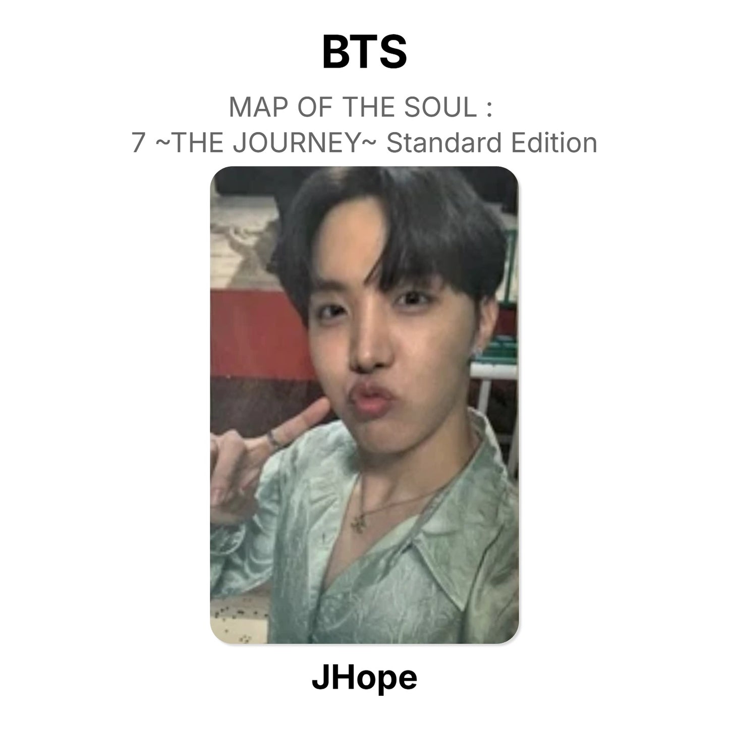 BTS MAP OF THE SOUL : 7 ~THE JOURNEY~ Standard Edition Official Photocard