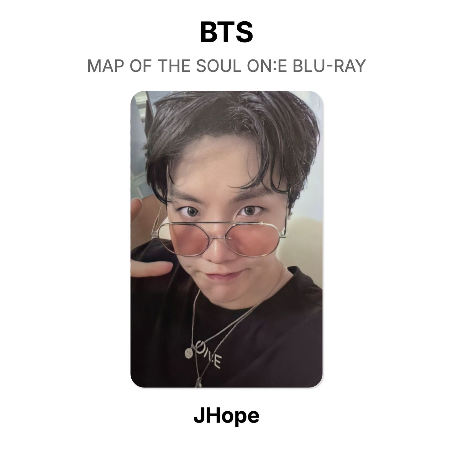 BTS MAP OF THE SOUL ON:E BLU-RAY Official Photocard