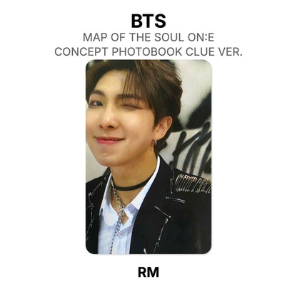 BTS MAP OF THE SOUL ON:E CONCEPT PHOTOBOOK CLUE VER. Official Photocard