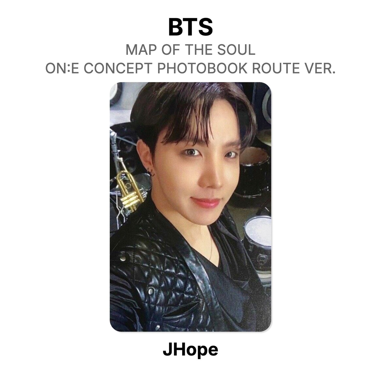 BTS MAP OF THE SOUL ON:E CONCEPT PHOTOBOOK ROUTE VER. Offizielle Photocard