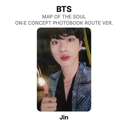 BTS MAP OF THE SOUL ON:E CONCEPT PHOTOBOOK ROUTE VER. Offizielle Photocard