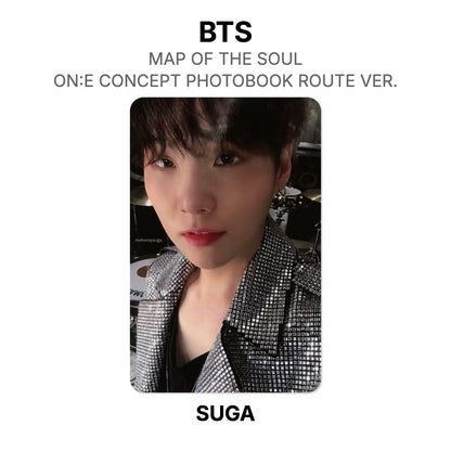 BTS MAP OF THE SOUL ON:E CONCEPT PHOTOBOOK ROUTE VER. Offizielle Photocard