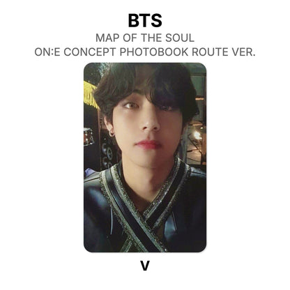 BTS MAP OF THE SOUL ON:E CONCEPT PHOTOBOOK ROUTE VER. Offizielle Photocard