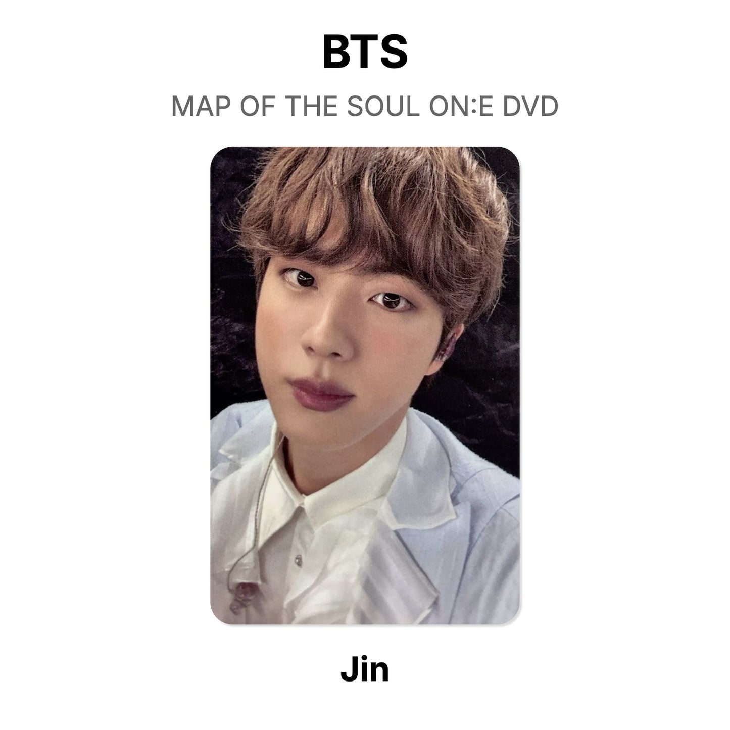BTS MAP OF THE SOUL ON:E DVD virallinen Photocard