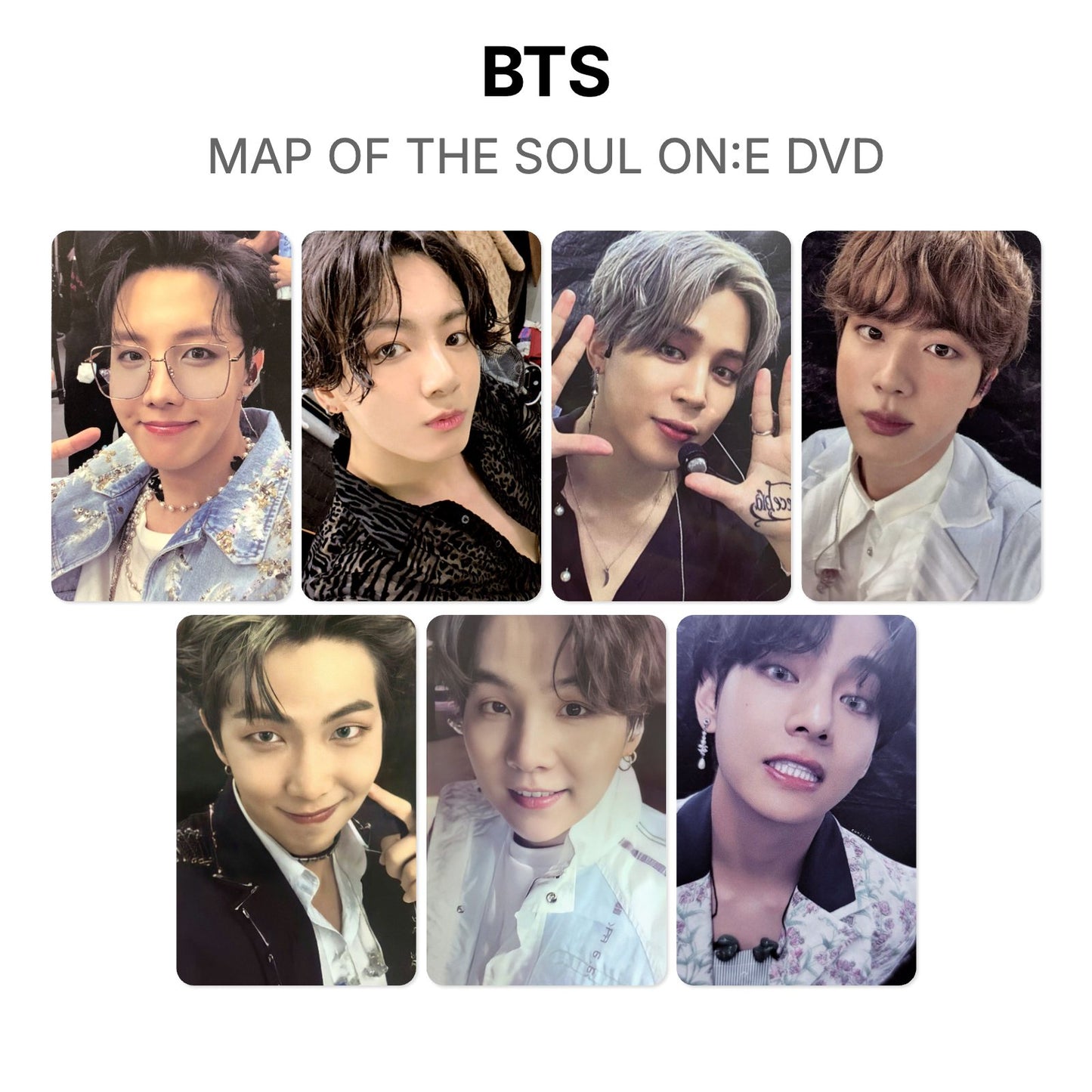 BTS MAP OF THE SOUL ON:E DVD virallinen Photocard
