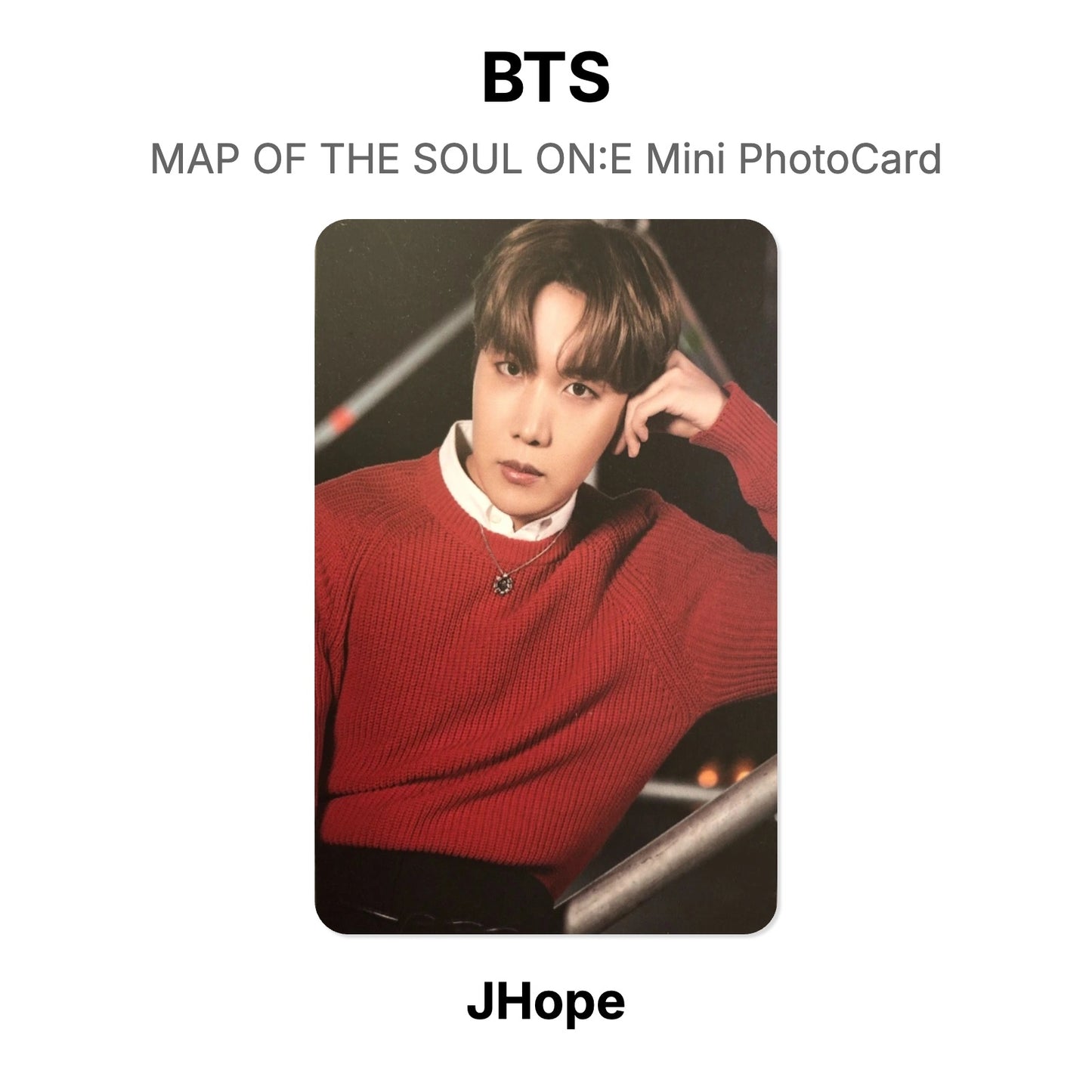 BTS MAP OF THE SOUL ON:E Mini PhotoCard Official Photocard