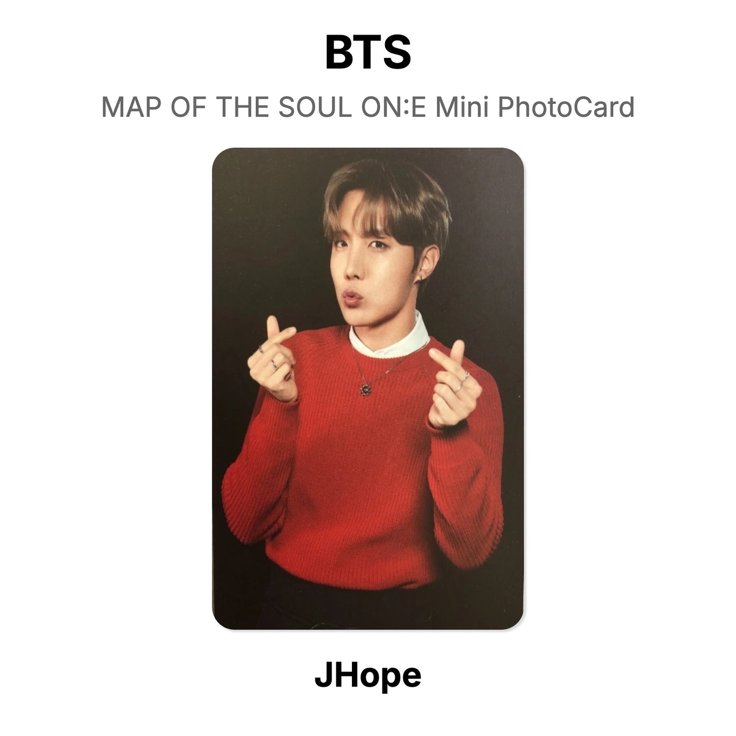 BTS MAP OF THE SOUL ON:E Mini PhotoCard Official Photocard