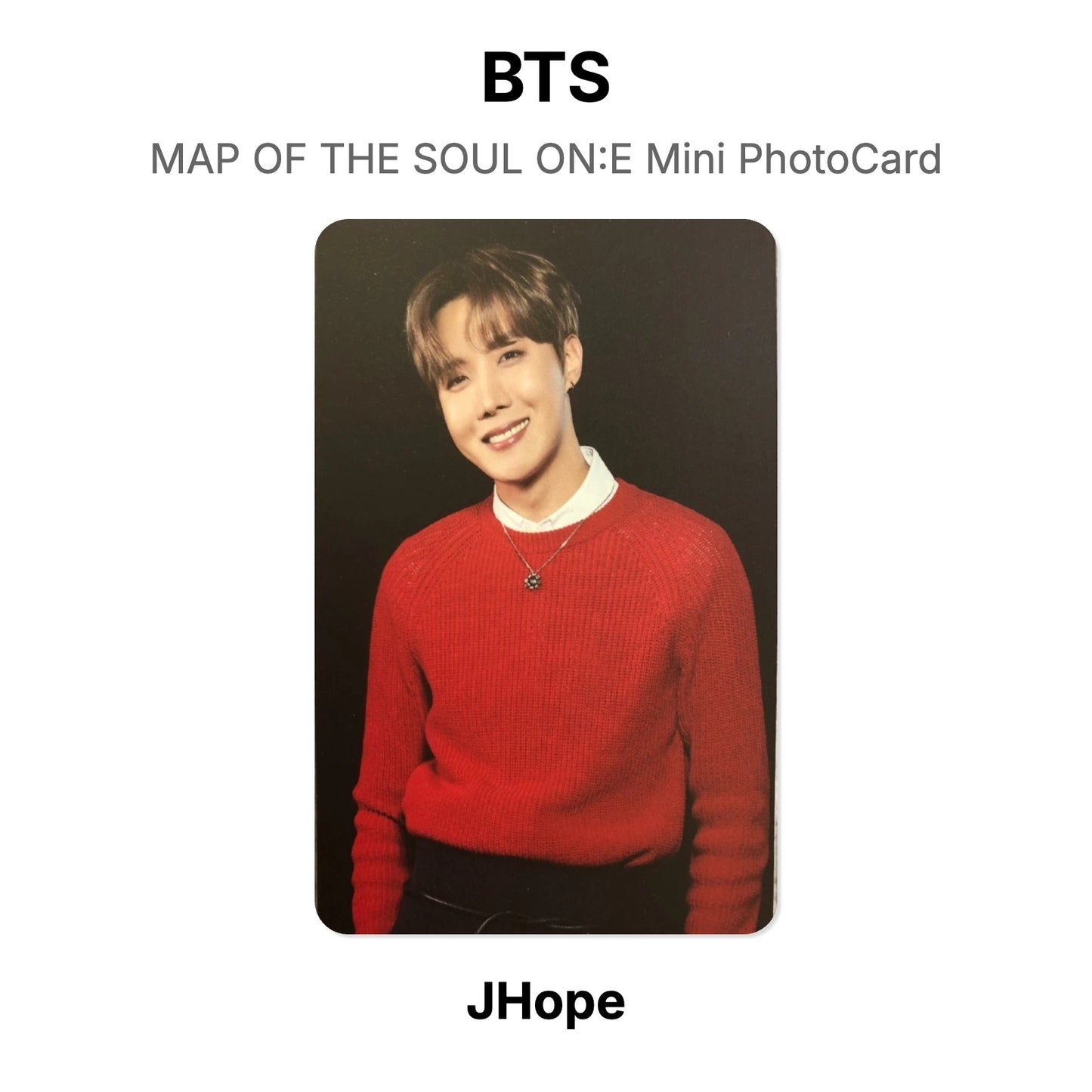 BTS MAP OF THE SOUL ON:E Mini PhotoCard Official Photocard