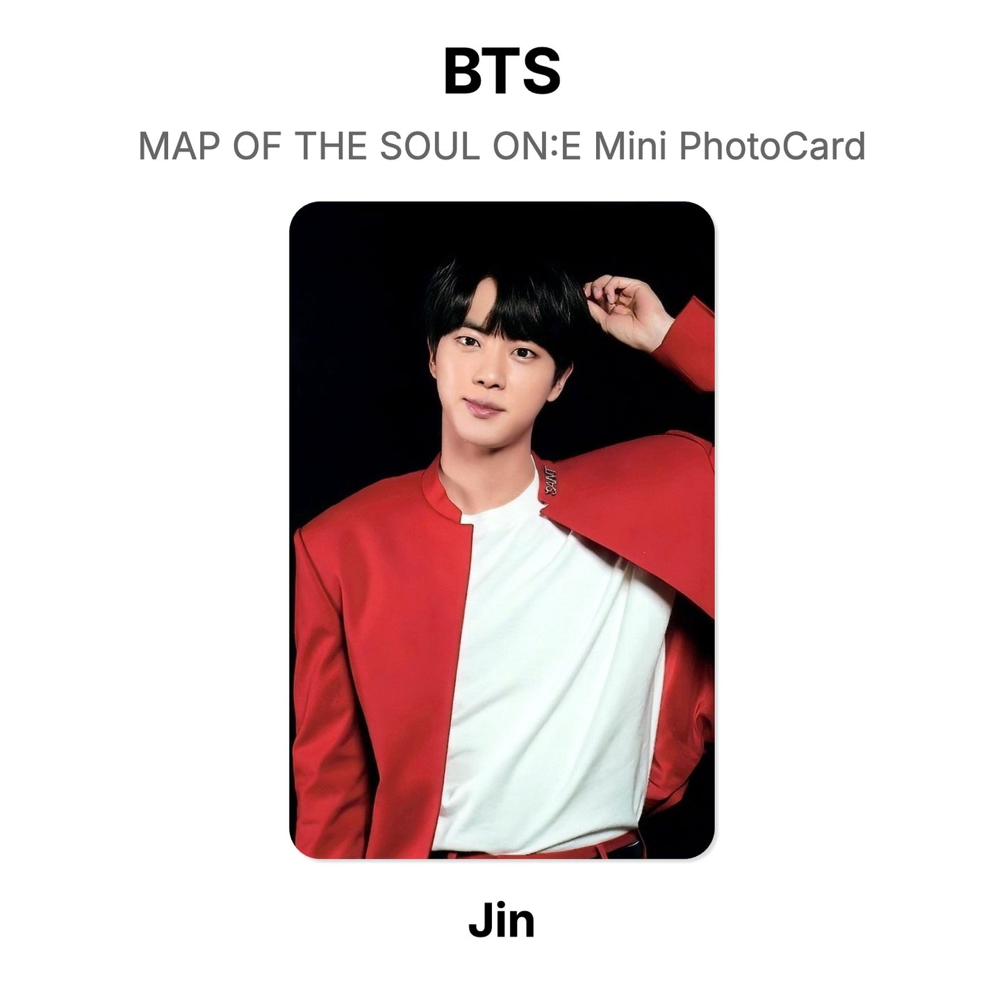 BTS MAP OF THE SOUL ON:E Mini PhotoCard Official Photocard