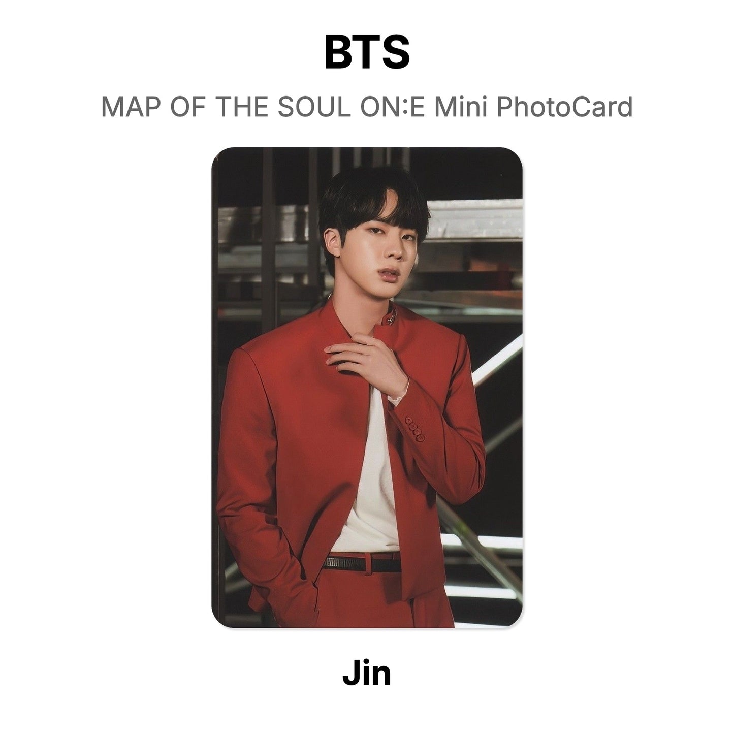 BTS MAP OF THE SOUL ON:E Mini PhotoCard Official Photocard