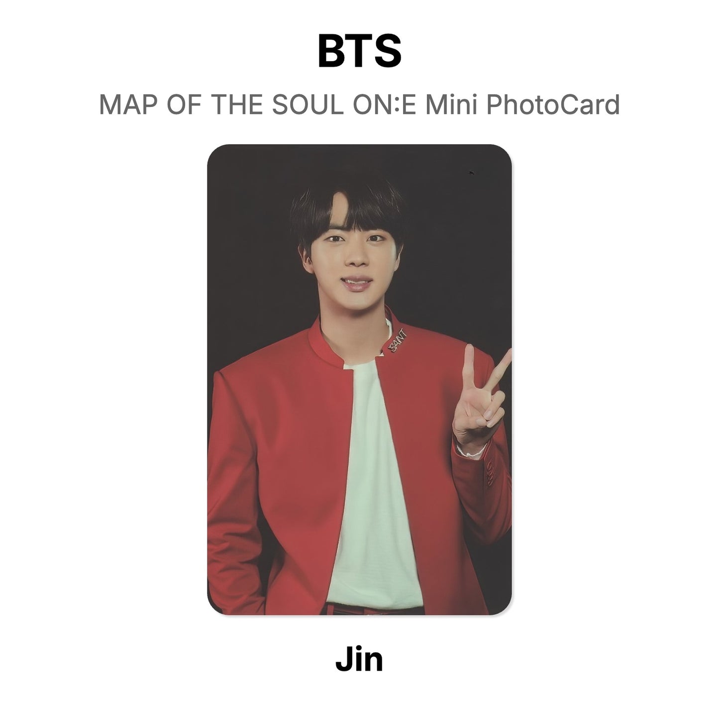 BTS MAP OF THE SOUL ON:E Mini PhotoCard Official Photocard