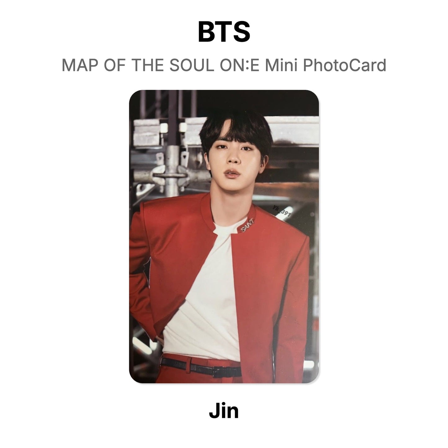 BTS MAP OF THE SOUL ON:E Mini PhotoCard Official Photocard
