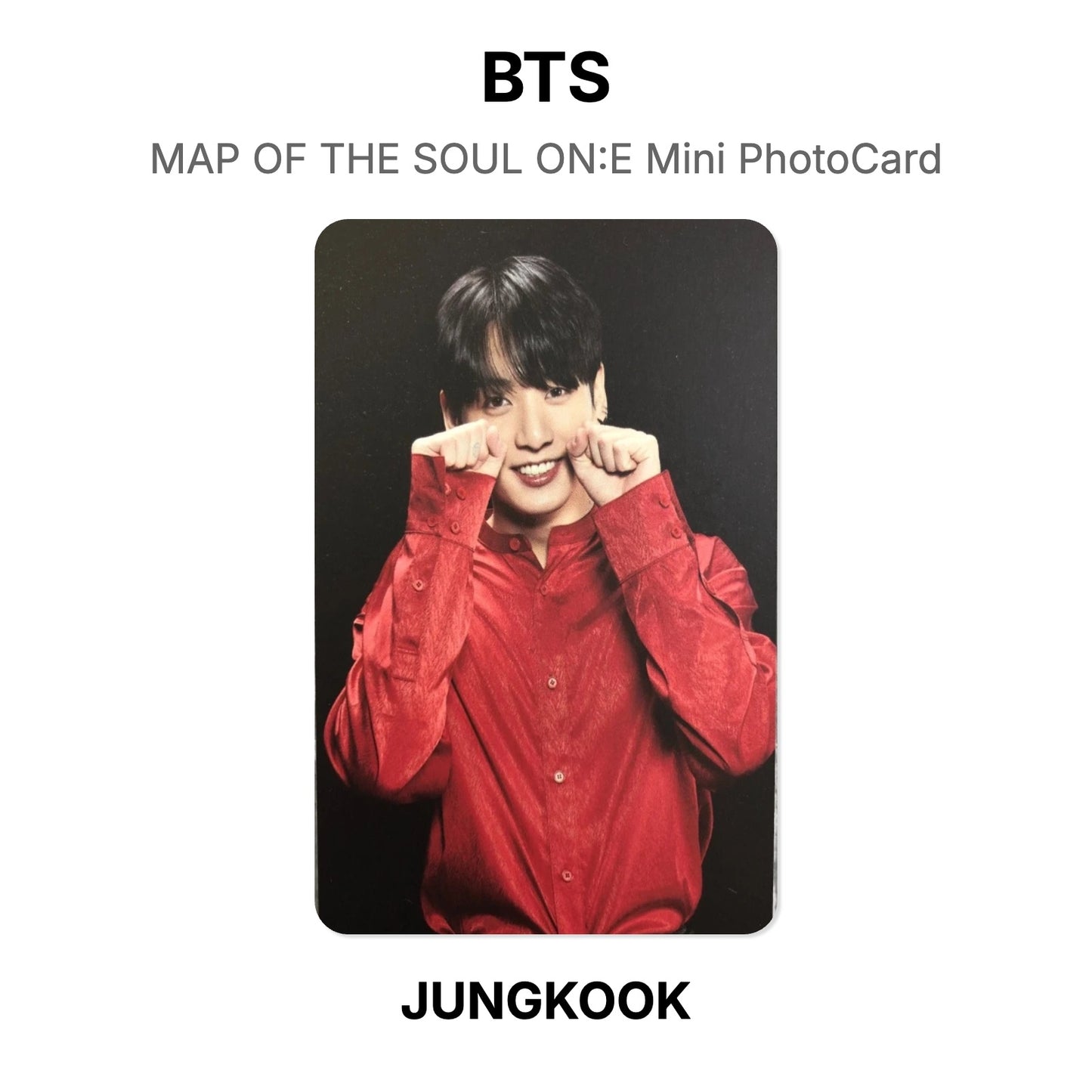 BTS MAP OF THE SOUL ON:E Mini PhotoCard Official Photocard