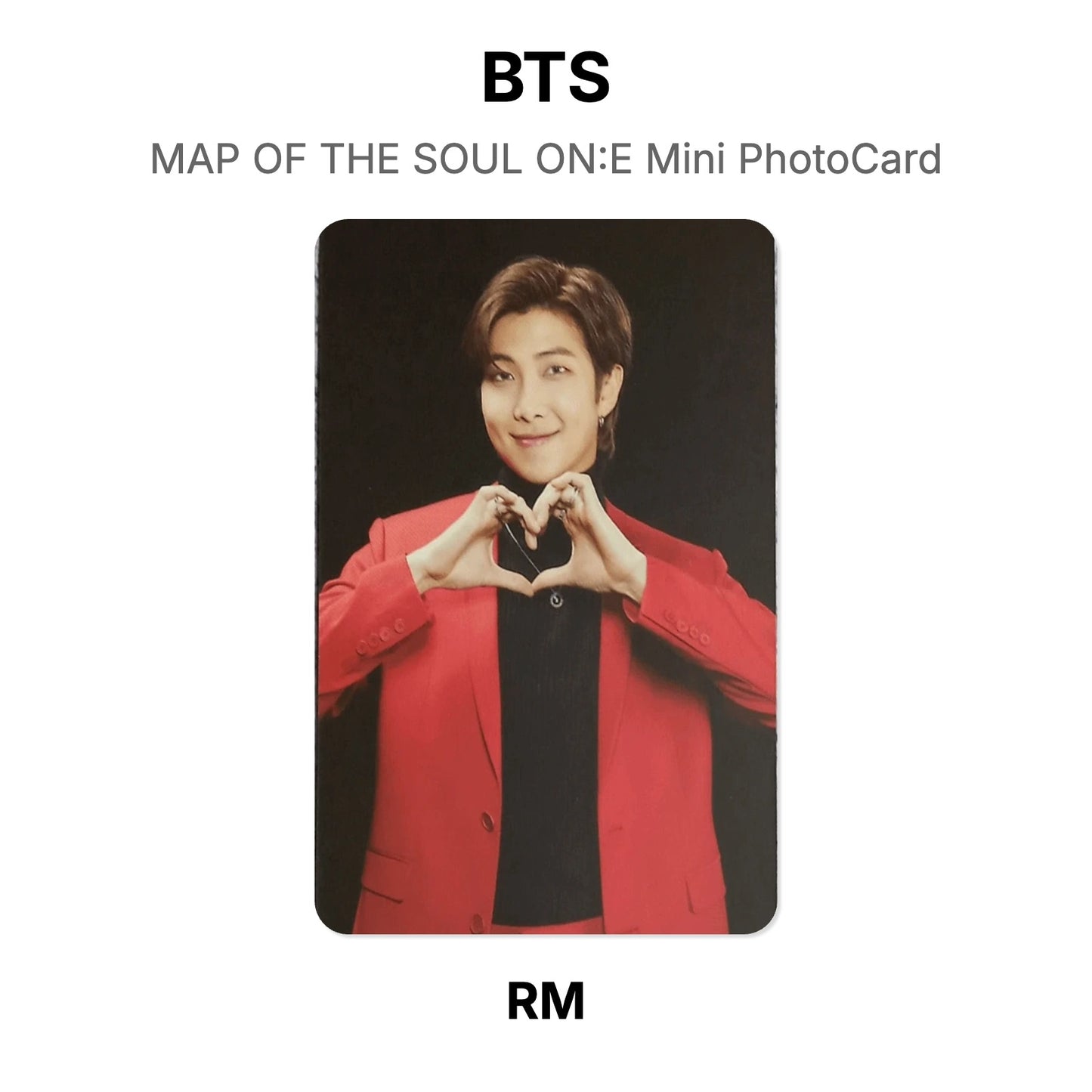 BTS MAP OF THE SOUL ON:E Mini PhotoCard Official Photocard