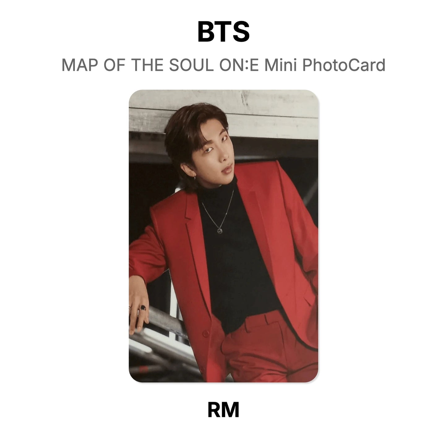 BTS MAP OF THE SOUL ON:E Mini PhotoCard Official Photocard