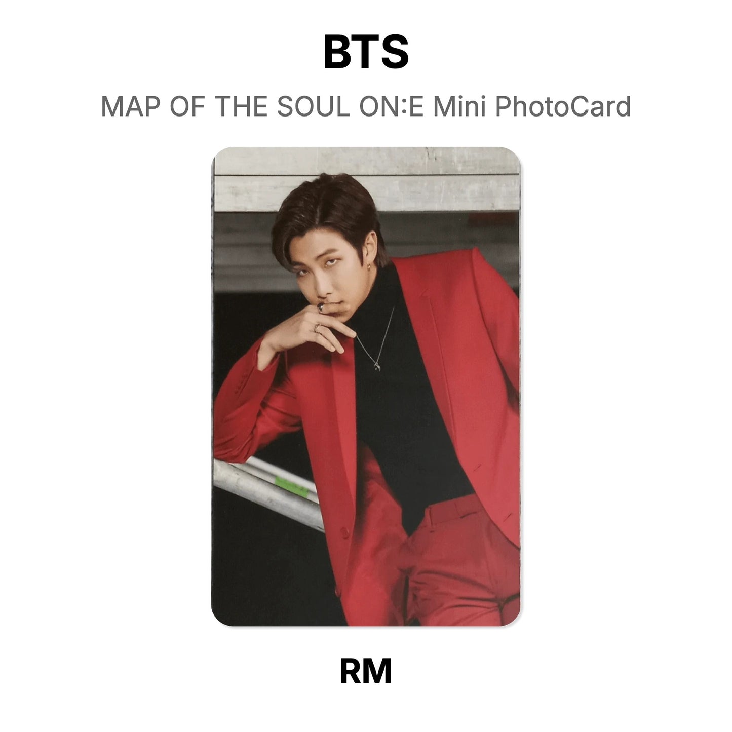 BTS MAP OF THE SOUL ON:E Mini PhotoCard Official Photocard