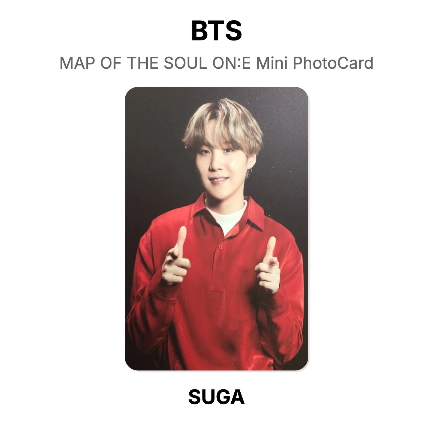 BTS MAP OF THE SOUL ON:E Mini PhotoCard Official Photocard