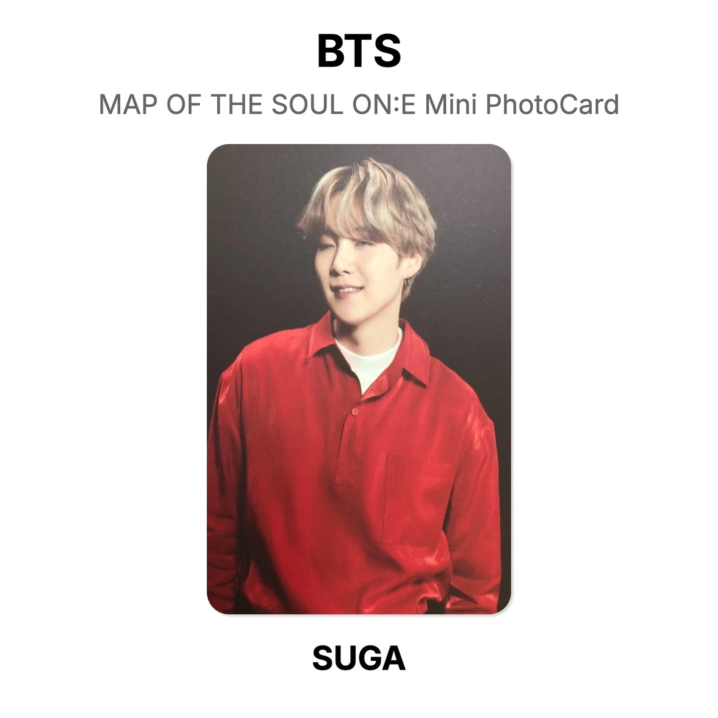BTS MAP OF THE SOUL ON:E Mini PhotoCard Official Photocard