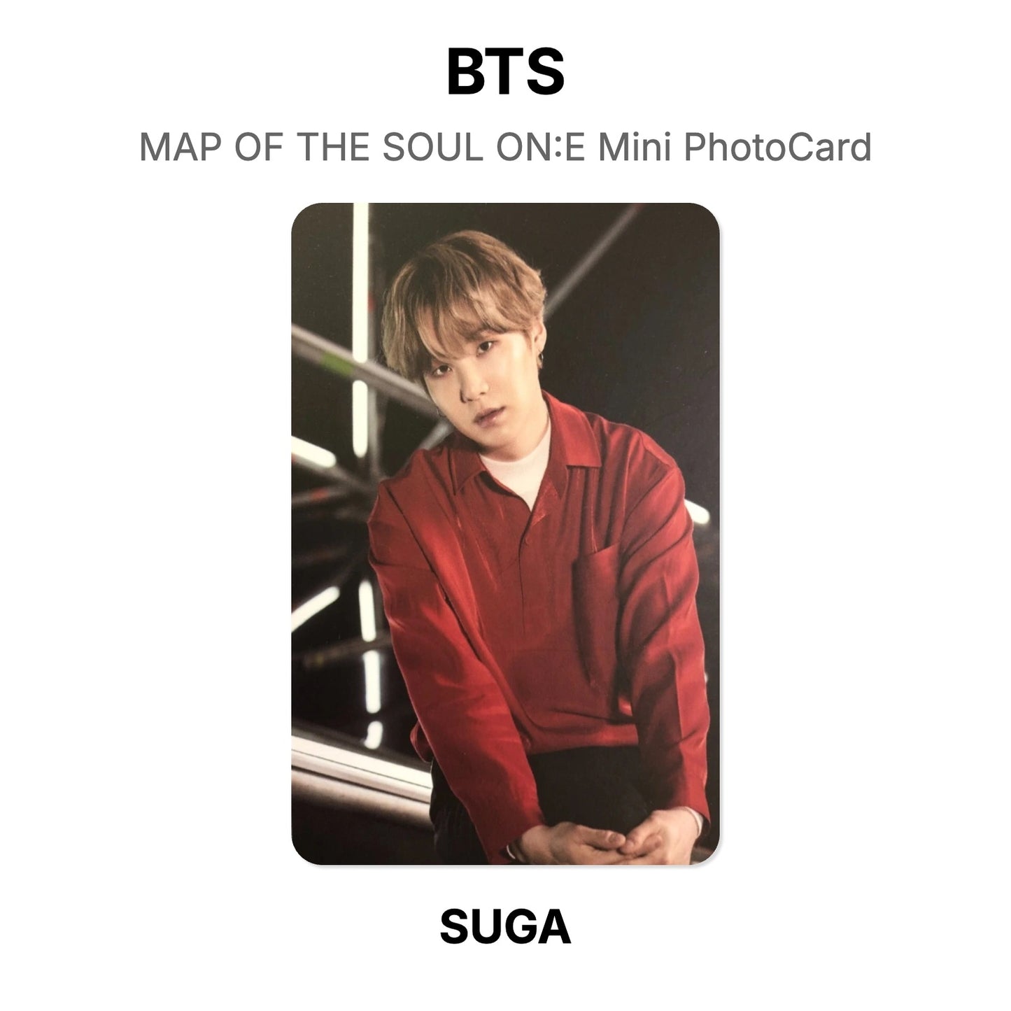 BTS MAP OF THE SOUL ON:E Mini PhotoCard Official Photocard