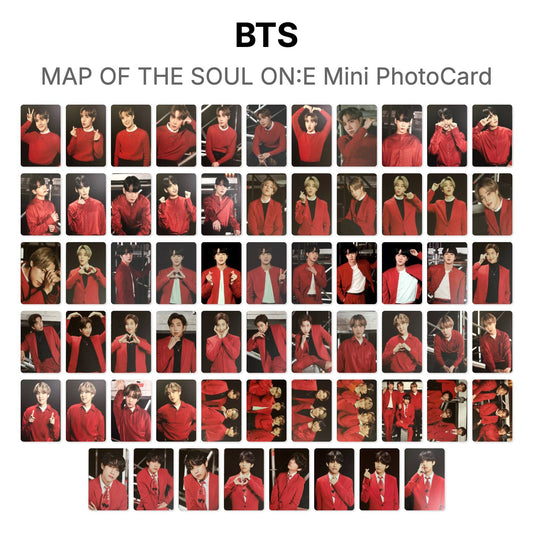 BTS MAP OF THE SOUL ON:E Mini PhotoCard photocard resmi