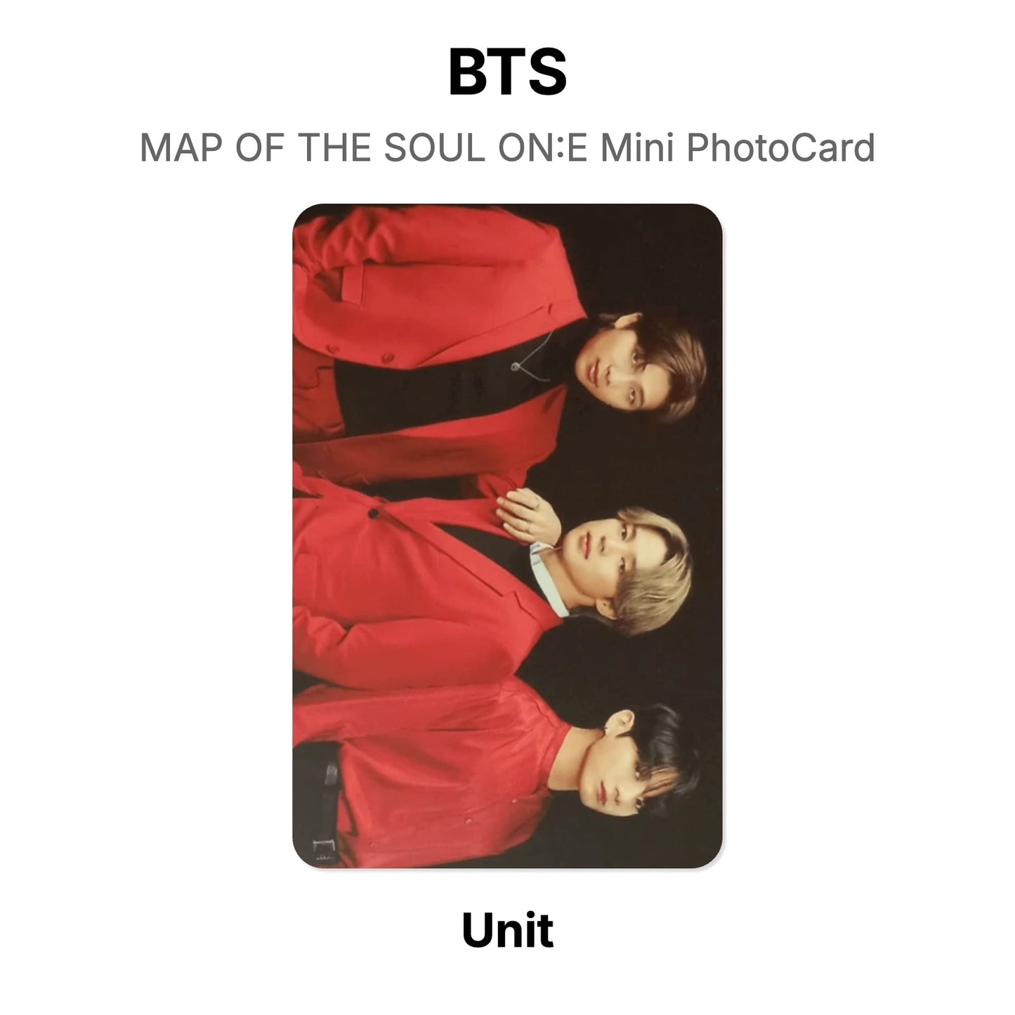 BTS MAP OF THE SOUL ON:E Mini PhotoCard Official Photocard