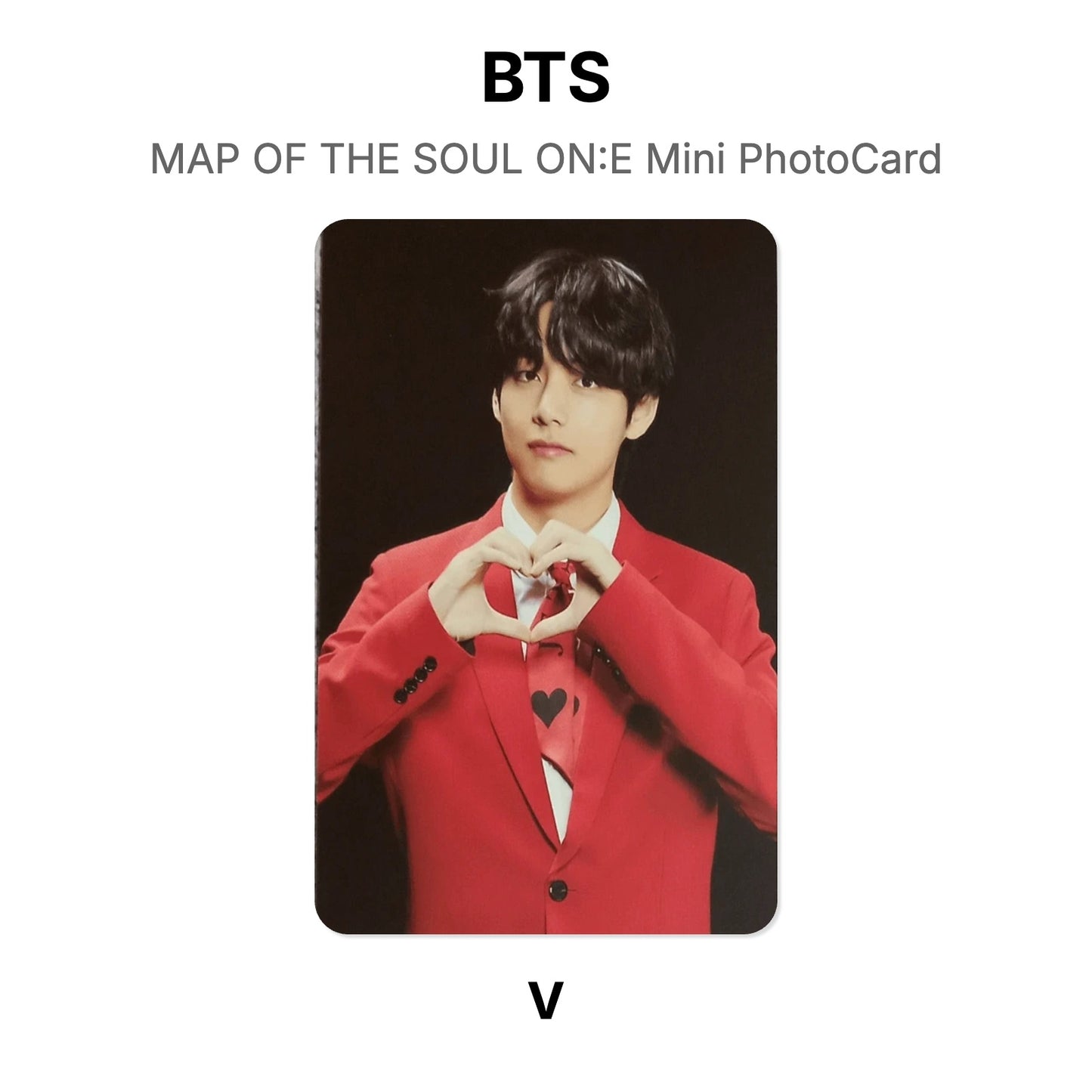 BTS MAP OF THE SOUL ON:E Mini PhotoCard Official Photocard