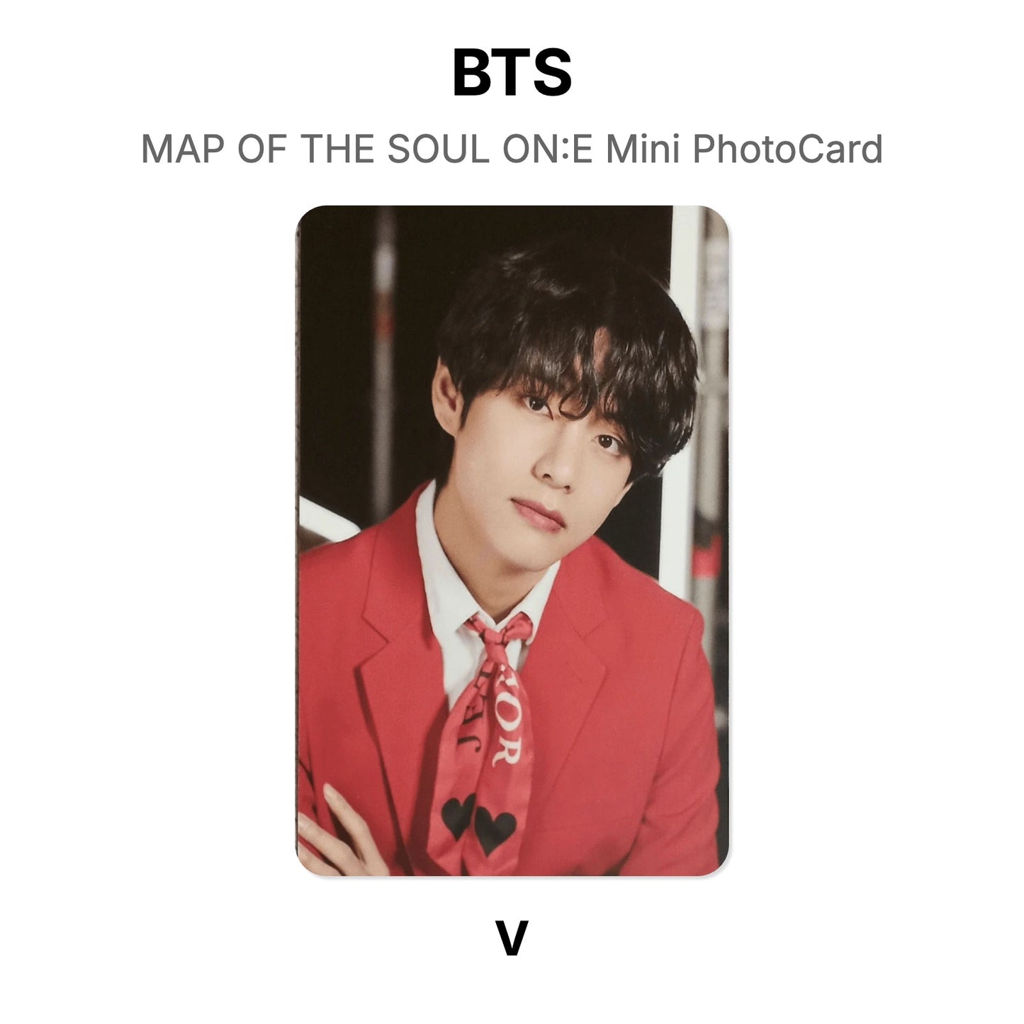 BTS MAP OF THE SOUL ON:E Mini PhotoCard Official Photocard