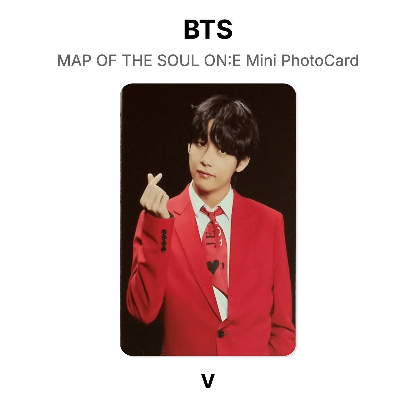 BTS MAP OF THE SOUL ON:E Mini PhotoCard Official Photocard