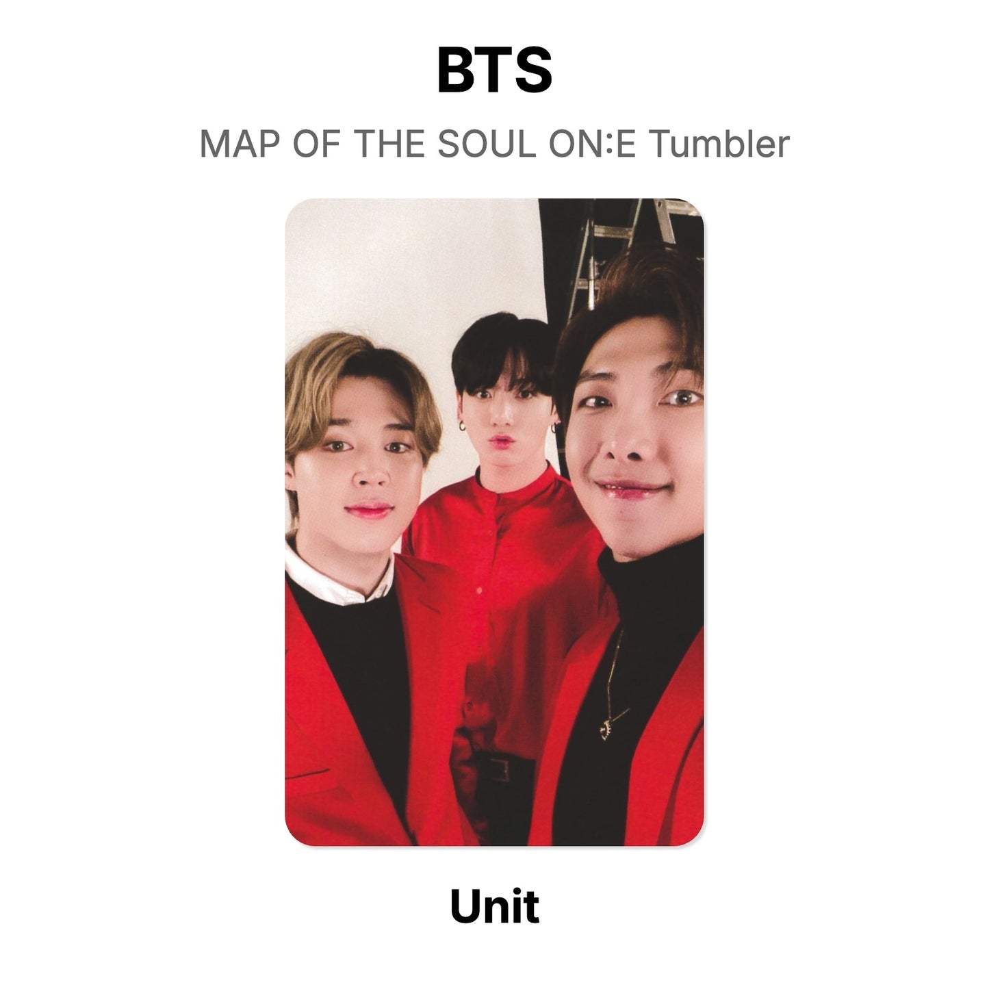 BTS MAP OF THE SOUL ON:E Tumbler 公式フォトカード