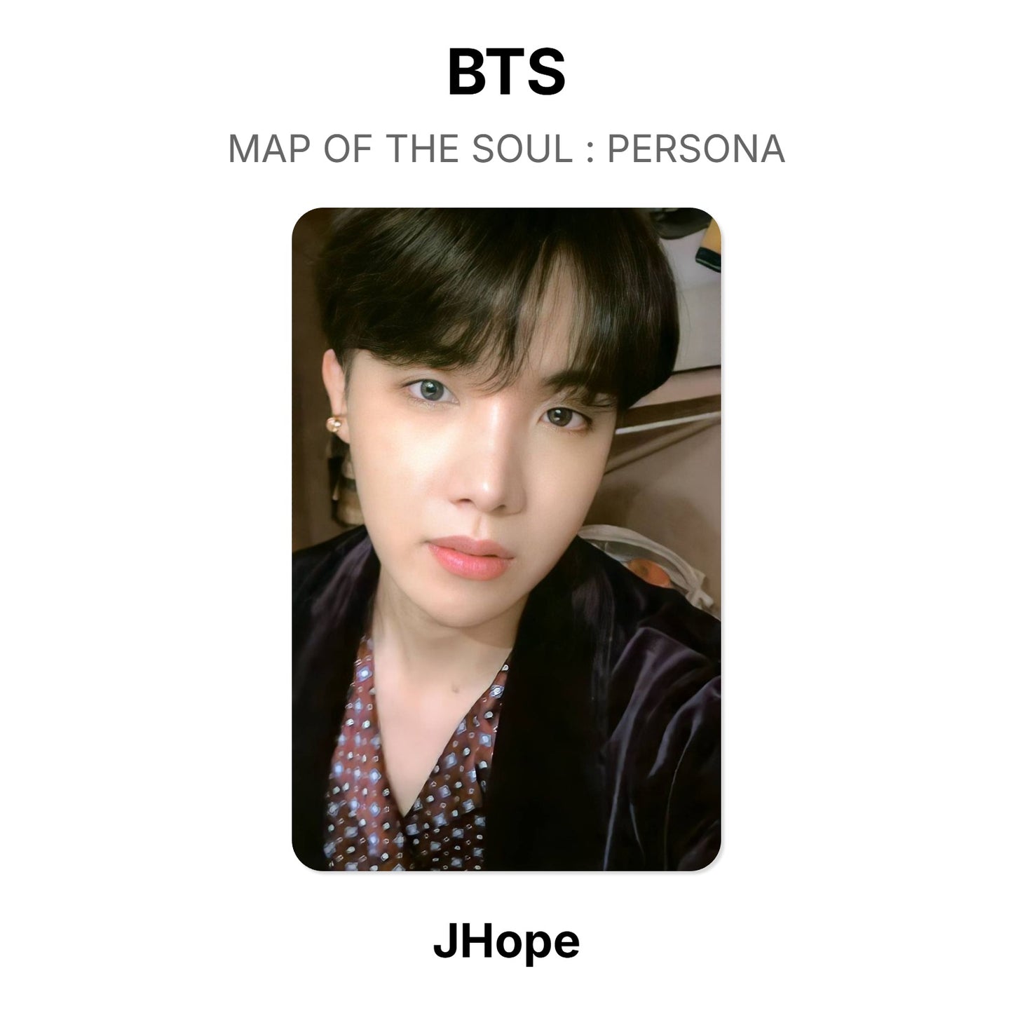 BTS MAP OF THE SOUL : PERSONA Official Photocard