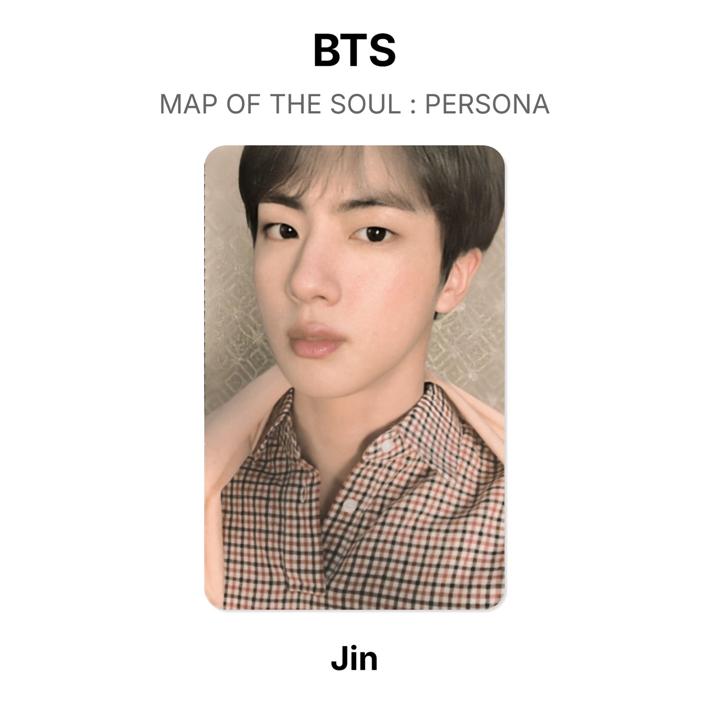 BTS MAP OF THE SOUL : PERSONA Official Photocard