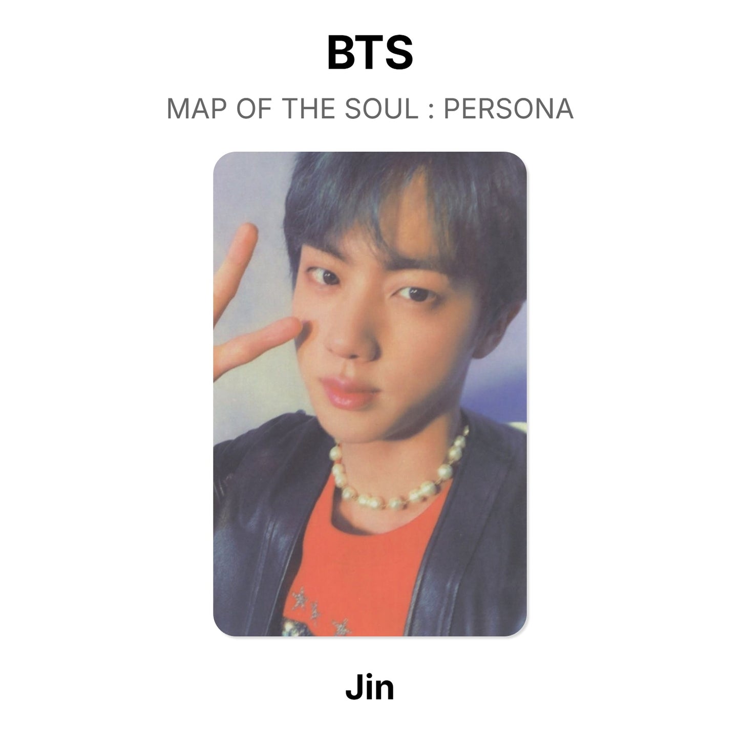 BTS MAP OF THE SOUL : PERSONA Official Photocard