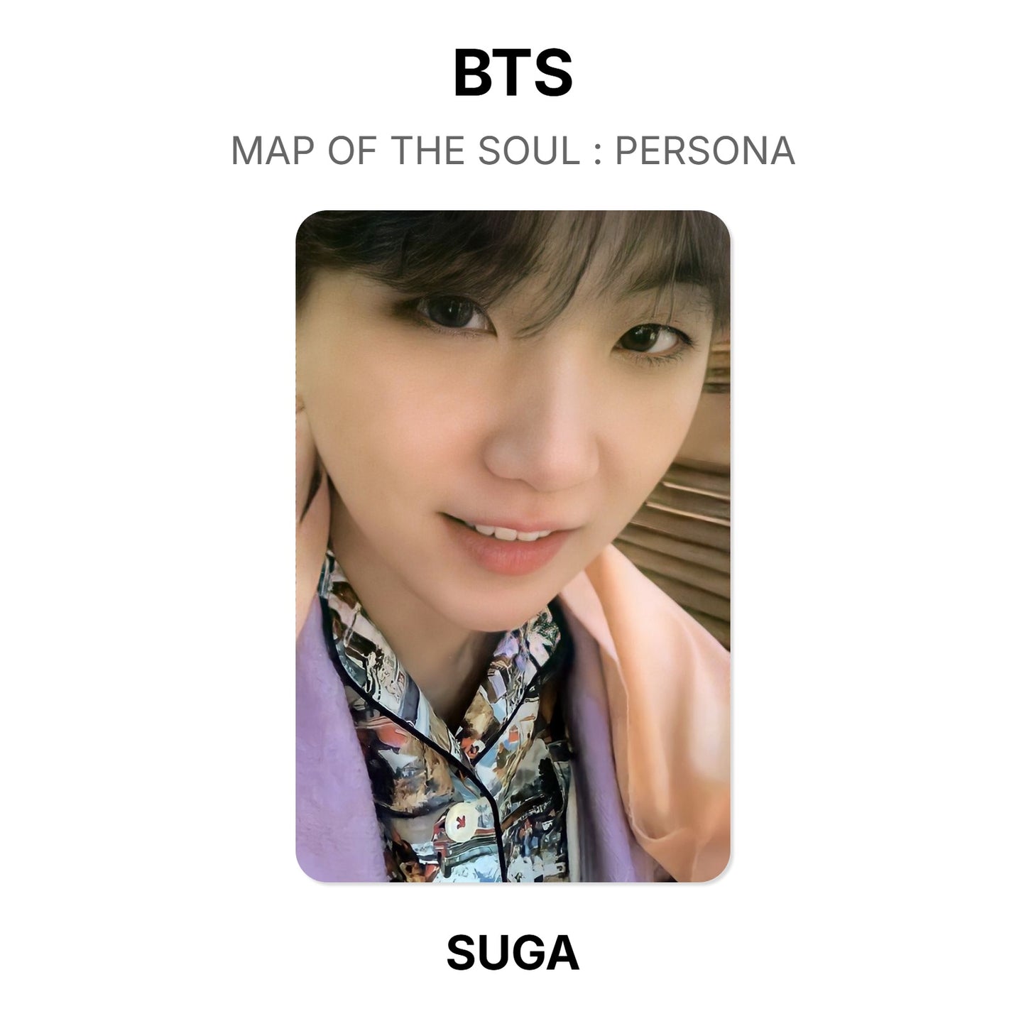 BTS MAP OF THE SOUL : PERSONA Official Photocard