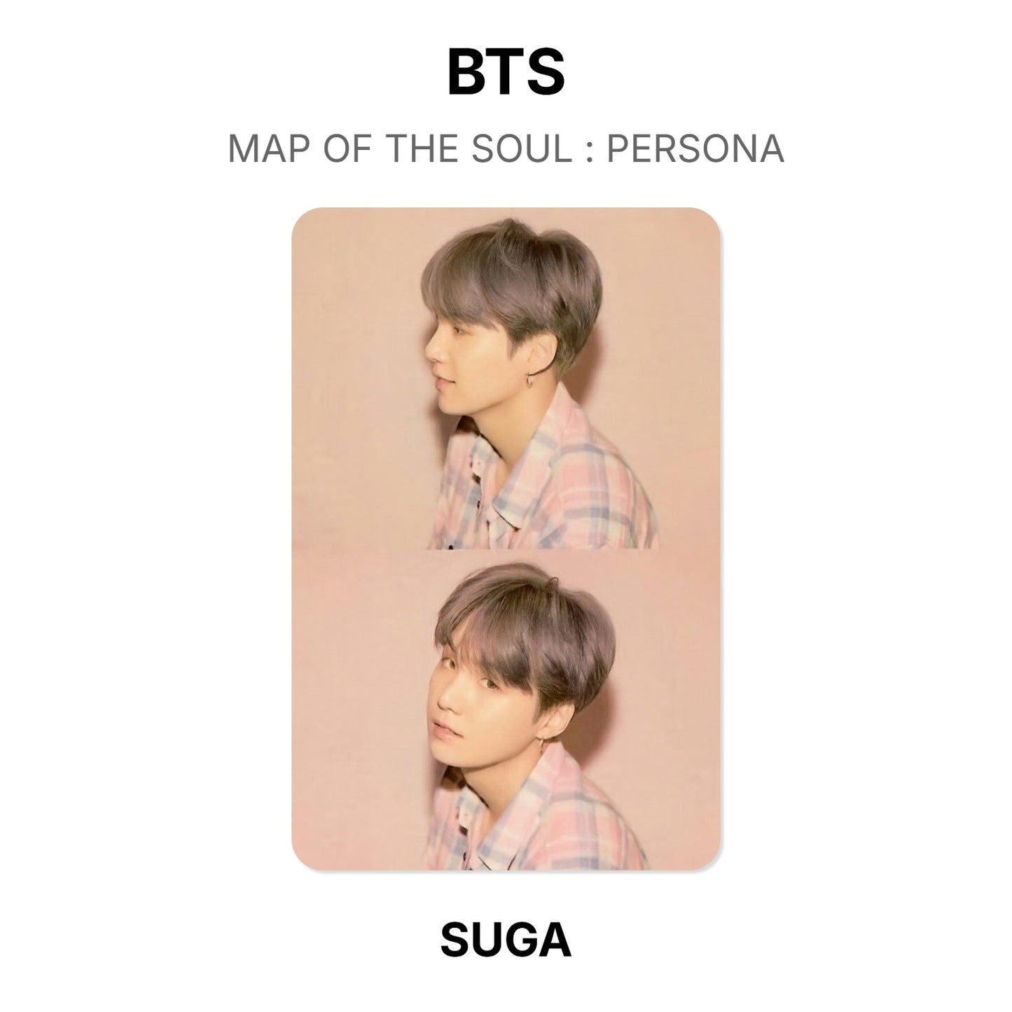 BTS MAP OF THE SOUL : PERSONA Official Photocard