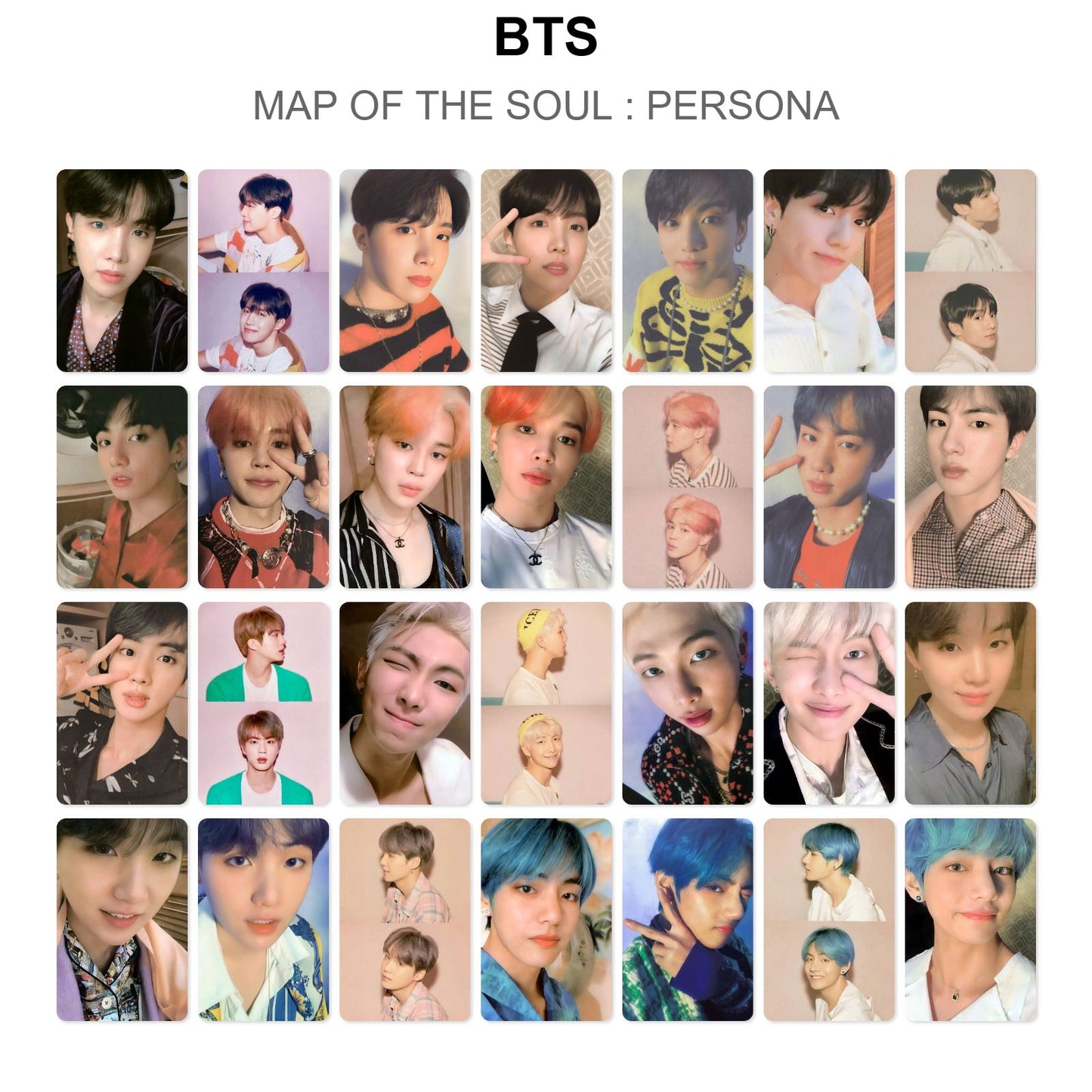 BTS MAP OF THE SOUL : PERSONA Official Photocard