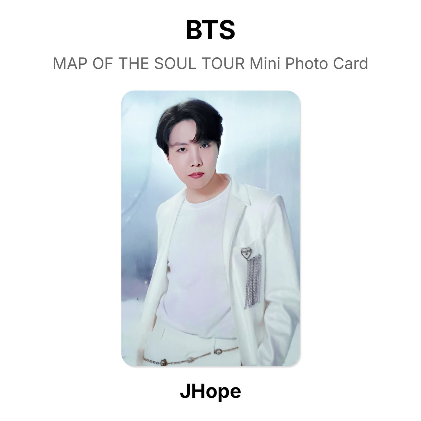 BTS MAP OF THE SOUL TOUR Mini Photo Card Offizielle Photocard