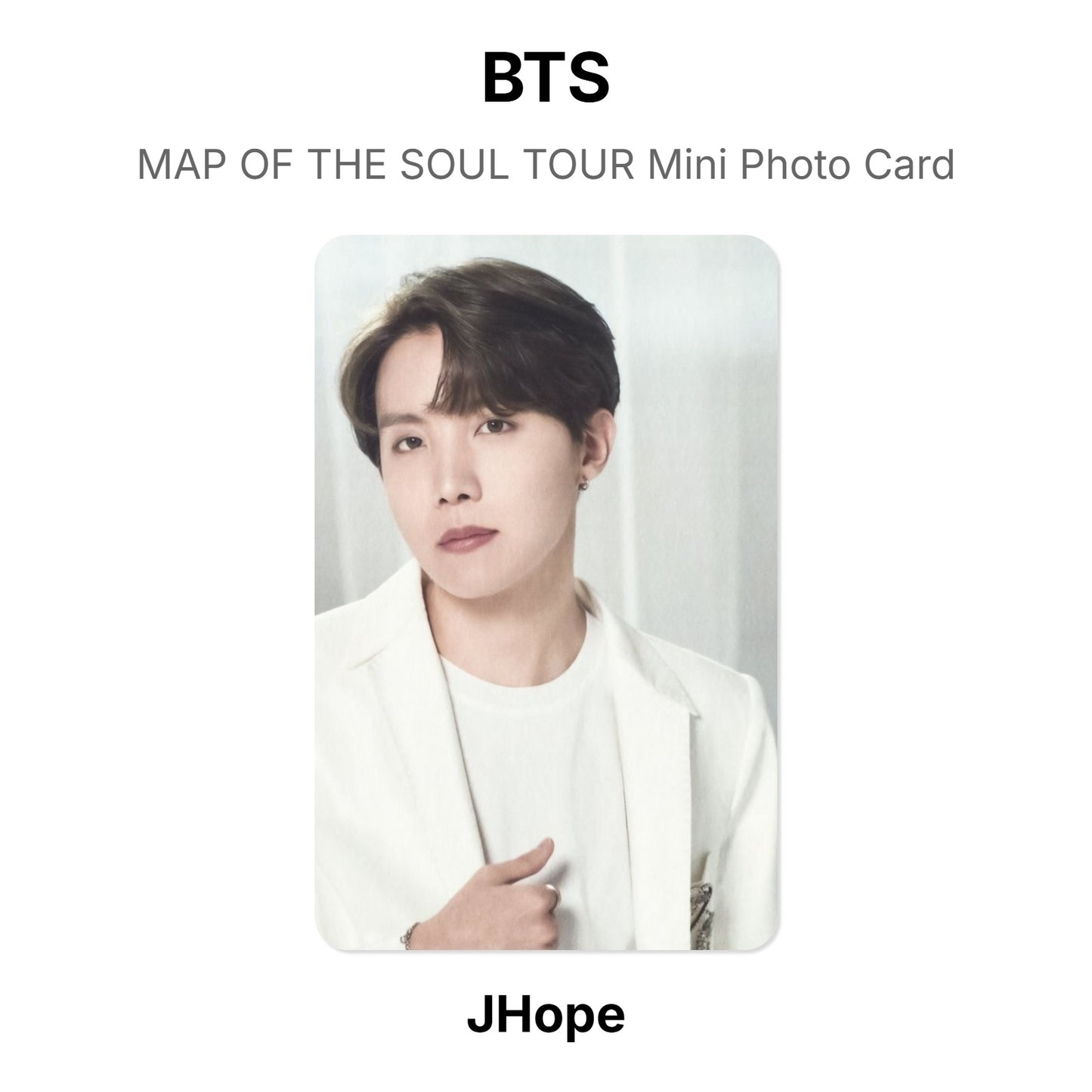BTS MAP OF THE SOUL TOUR Mini Photo Card Offizielle Photocard