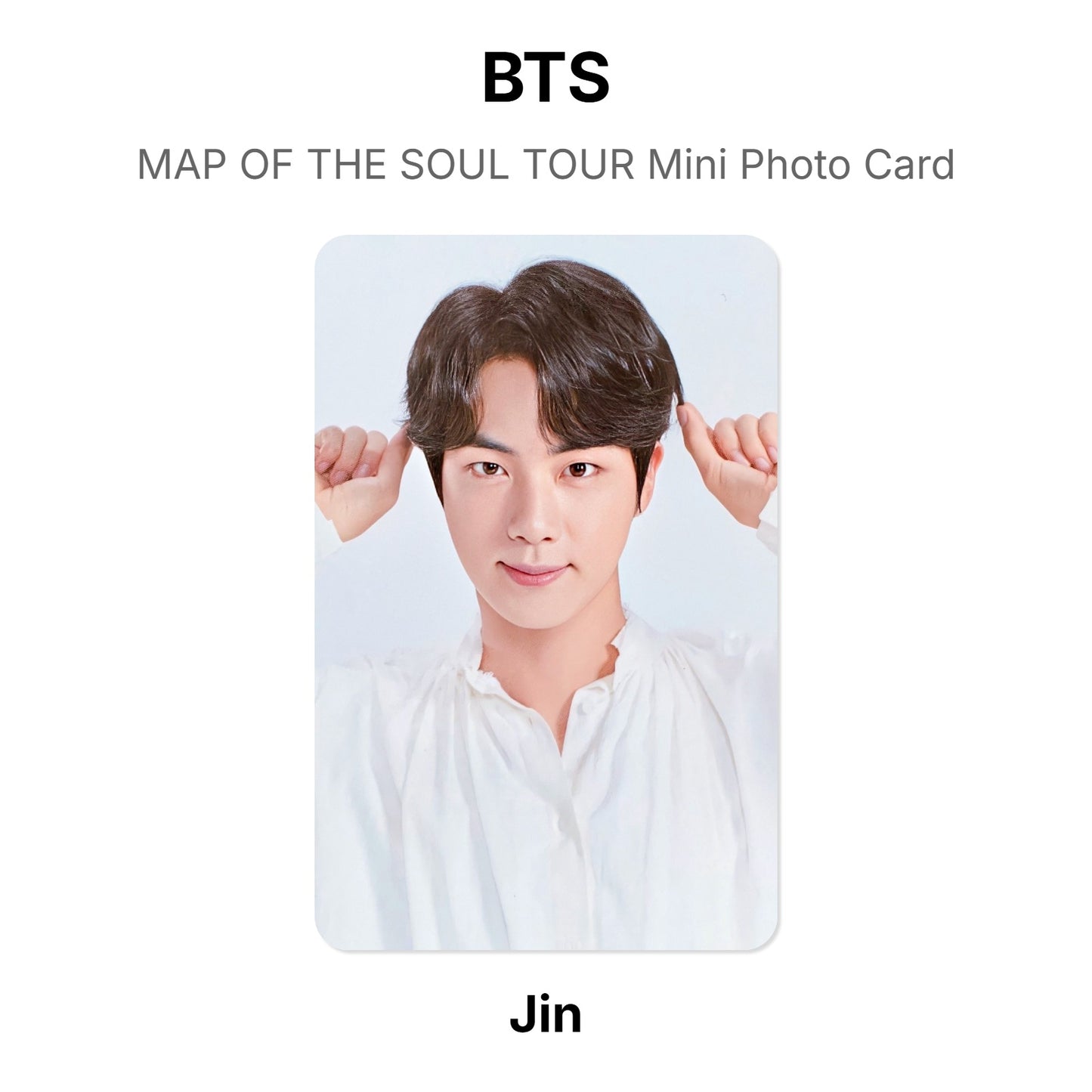 BTS MAP OF THE SOUL TOUR Mini Photo Card Offizielle Photocard
