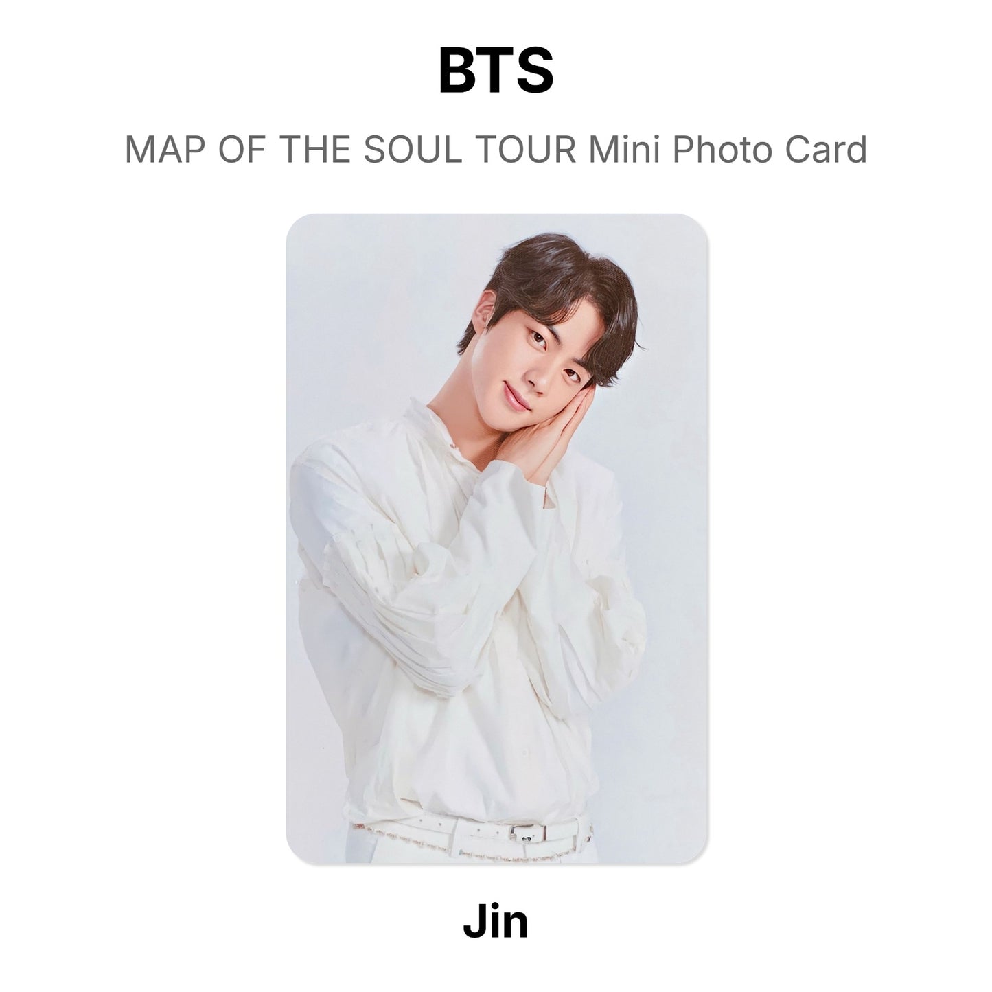 BTS MAP OF THE SOUL TOUR Mini Photo Card Offizielle Photocard