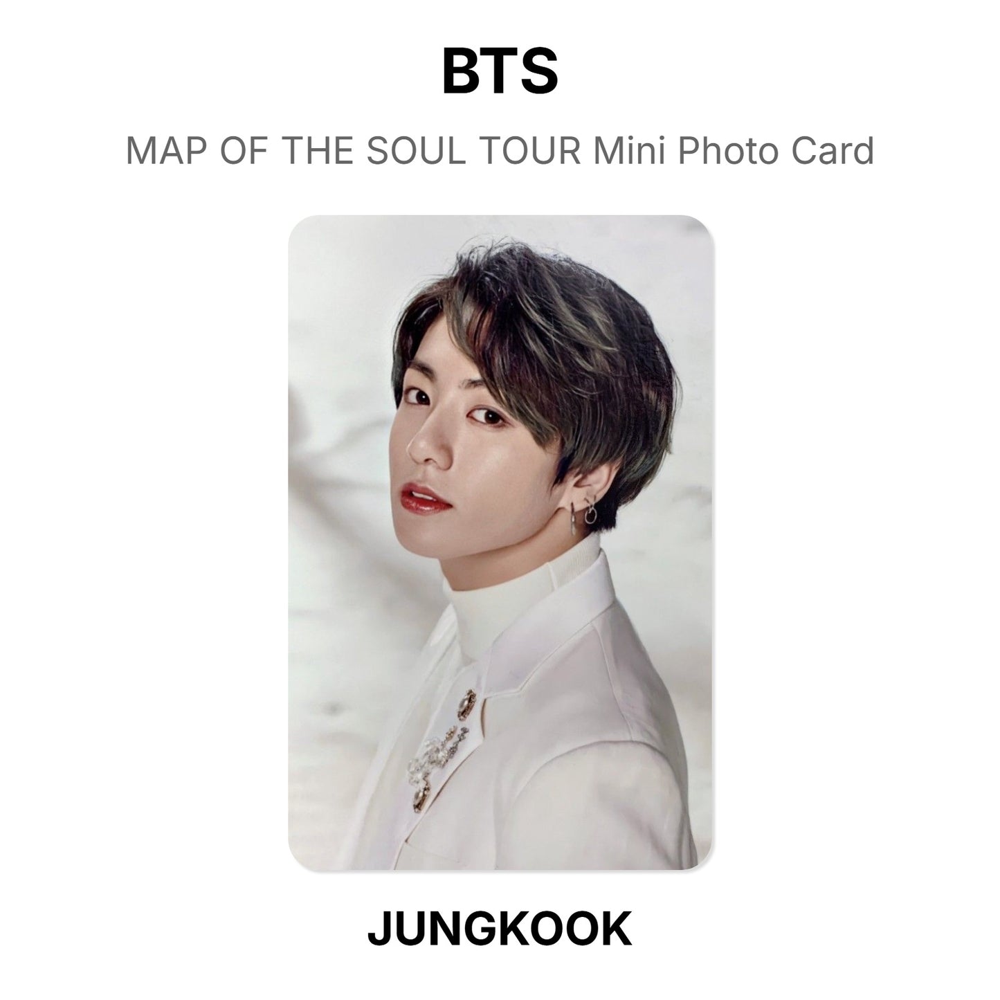 BTS MAP OF THE SOUL TOUR Mini Photo Card Offizielle Photocard
