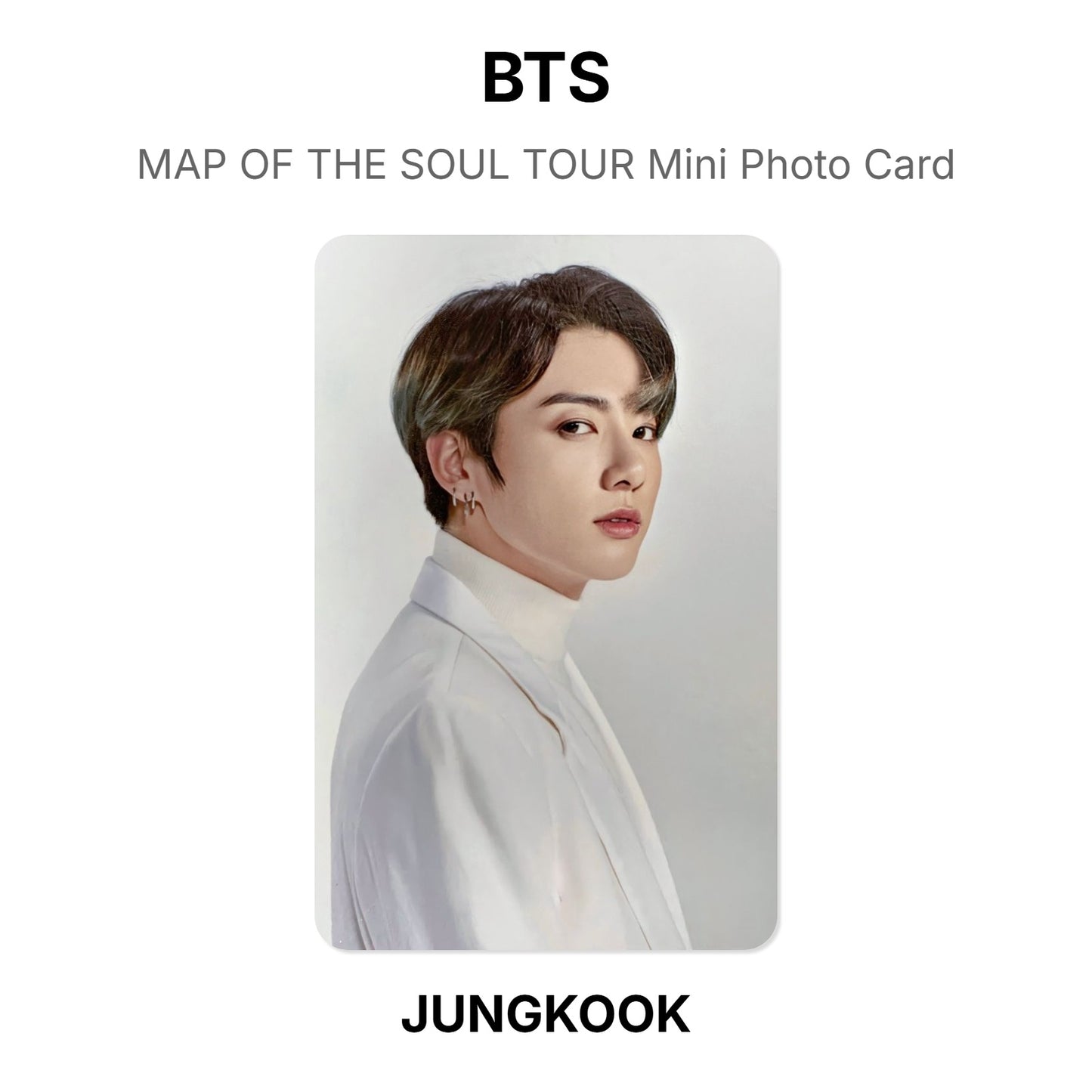 BTS MAP OF THE SOUL TOUR Mini Photo Card Offizielle Photocard