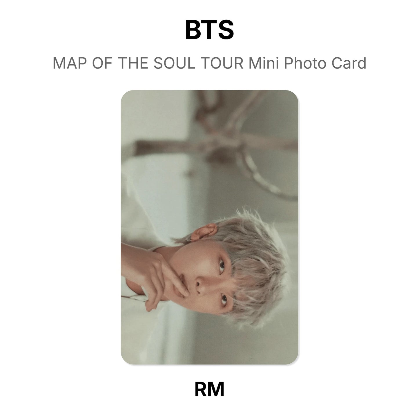 BTS MAP OF THE SOUL TOUR Mini Photo Card Offizielle Photocard