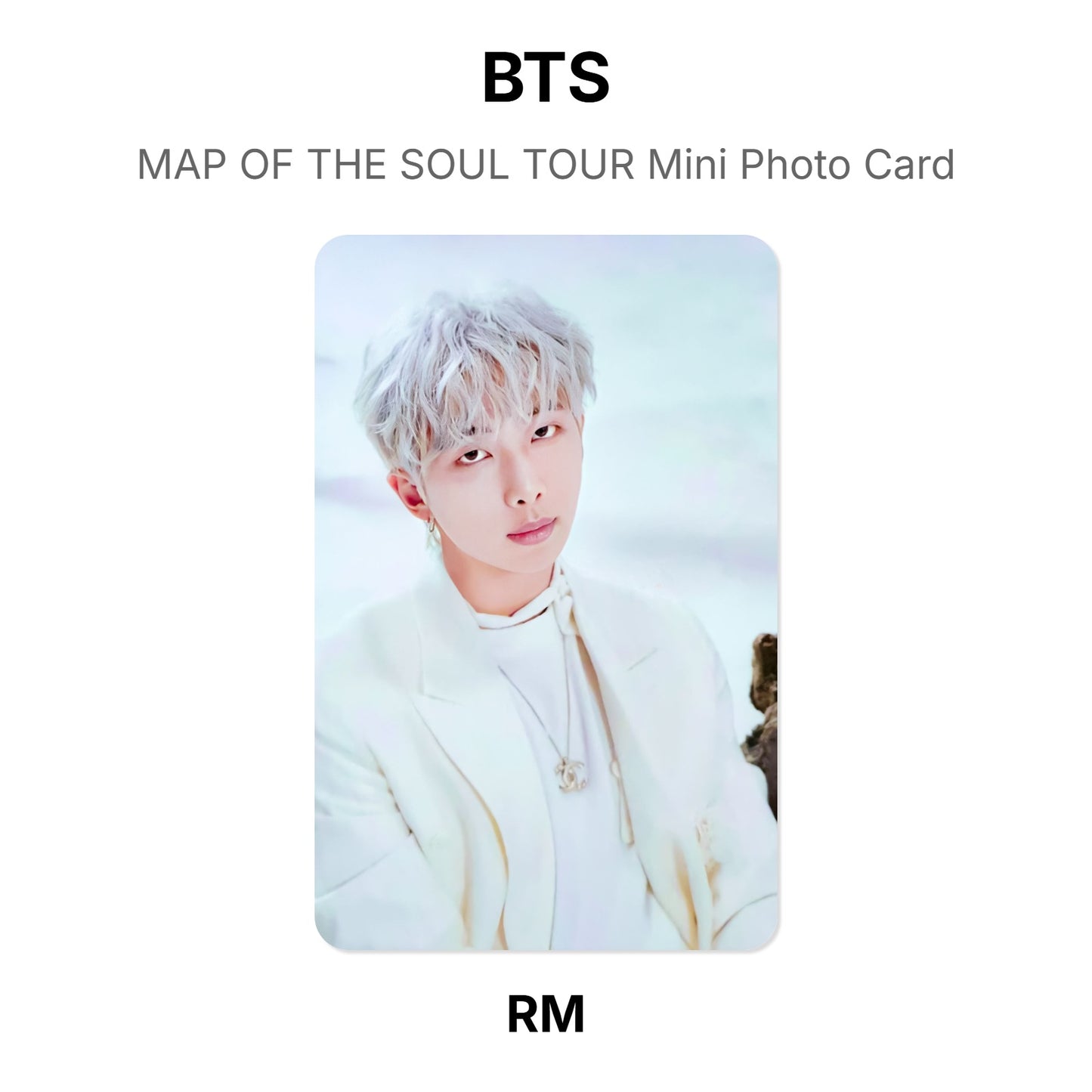 BTS MAP OF THE SOUL TOUR Mini Photo Card Offizielle Photocard