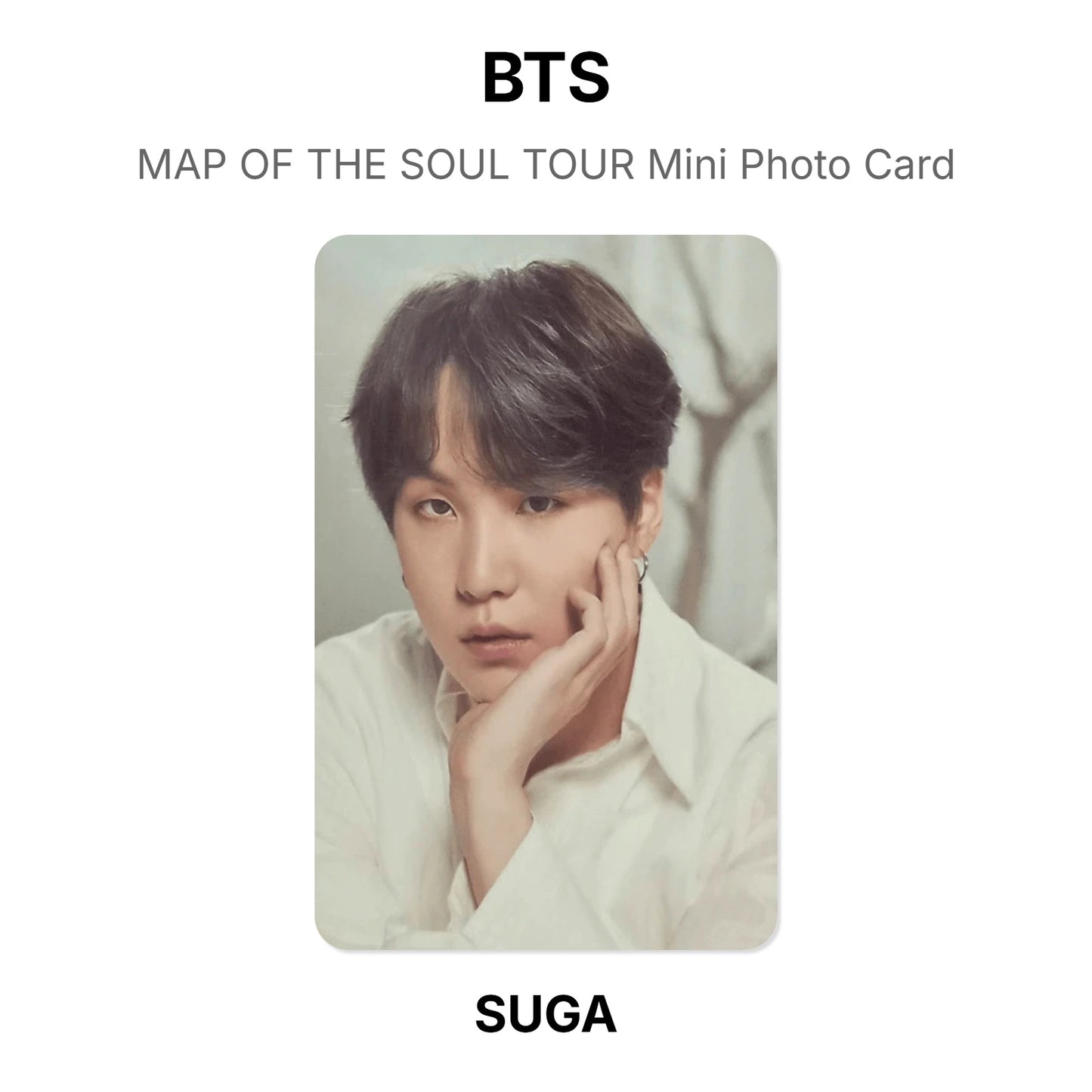 BTS MAP OF THE SOUL TOUR Mini Photo Card Offizielle Photocard