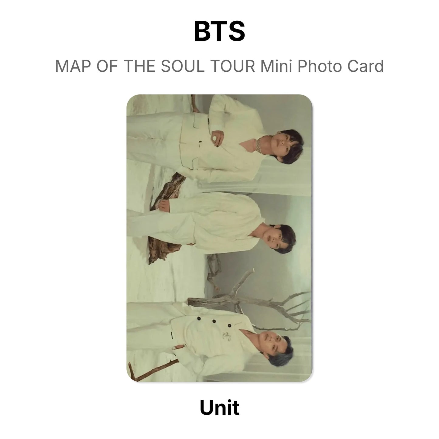 BTS MAP OF THE SOUL TOUR Mini Photo Card Offizielle Photocard