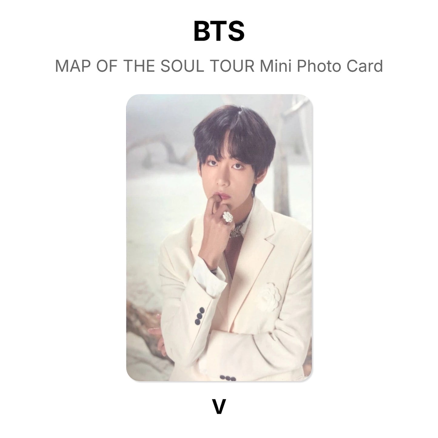 BTS MAP OF THE SOUL TOUR Mini Photo Card Offizielle Photocard