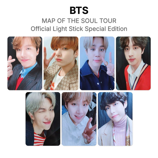 BTS MAP OF THE SOUL TOUR Official Light Stick Special Edition photocard resmi